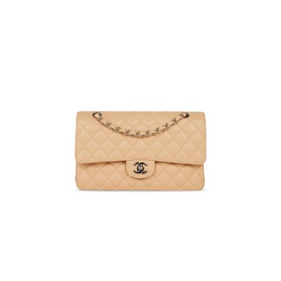 CHANEL CAVIAR QUILTED MEDIUM CLASSIC DOUBLE FLAP 1541024 (25*15*7cm)